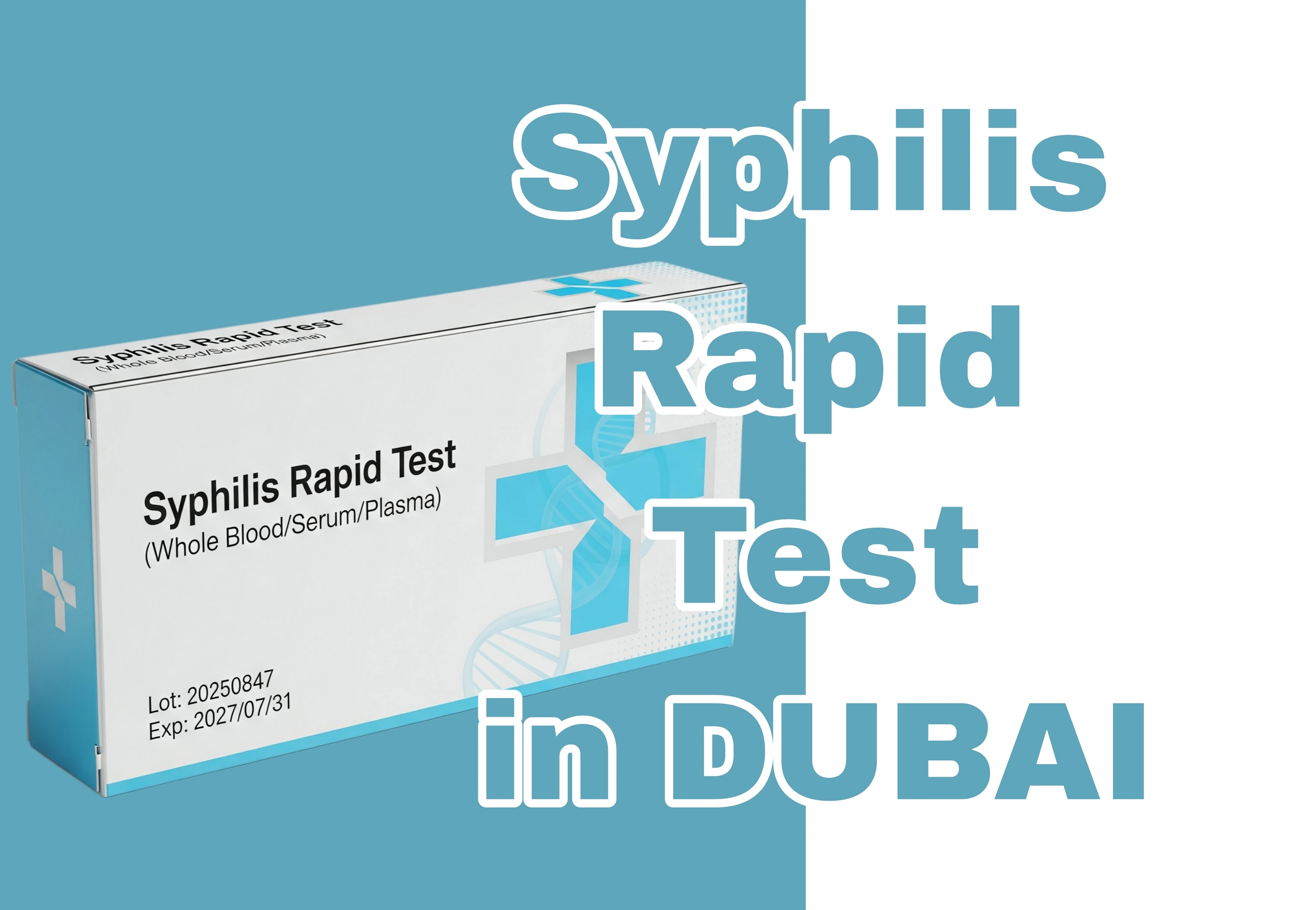 Syphilis Rapid Test Kit: Professional Home Testing in Dubai for 110 AED