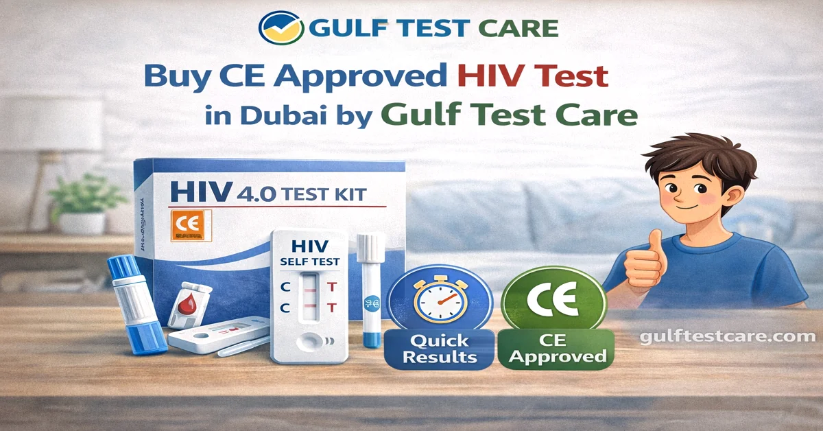 Buy CE Approved HIV Test in Dubai by Gulf Test Care