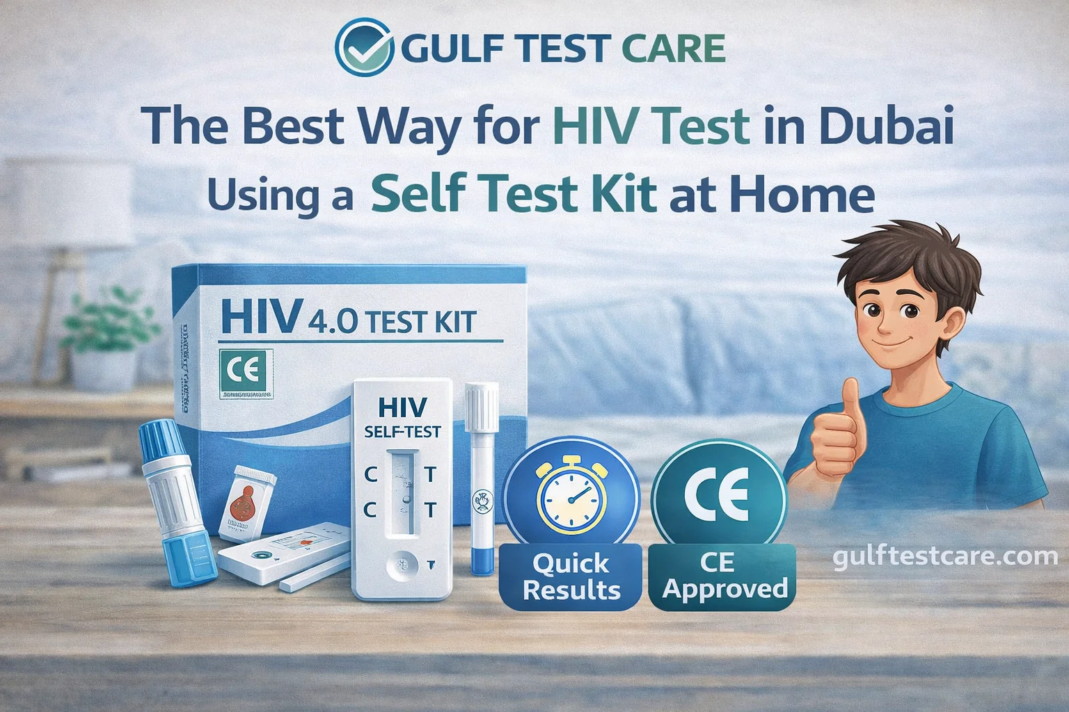 The Best Way for HIV Test in Dubai Using a Self Test Kit at Home