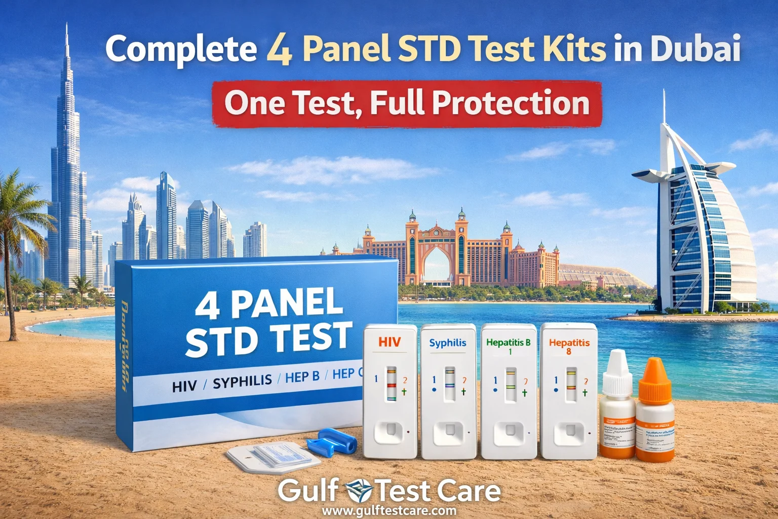 Complete 4 Panel STD Test Kits in Dubai: One Test, Full Protection