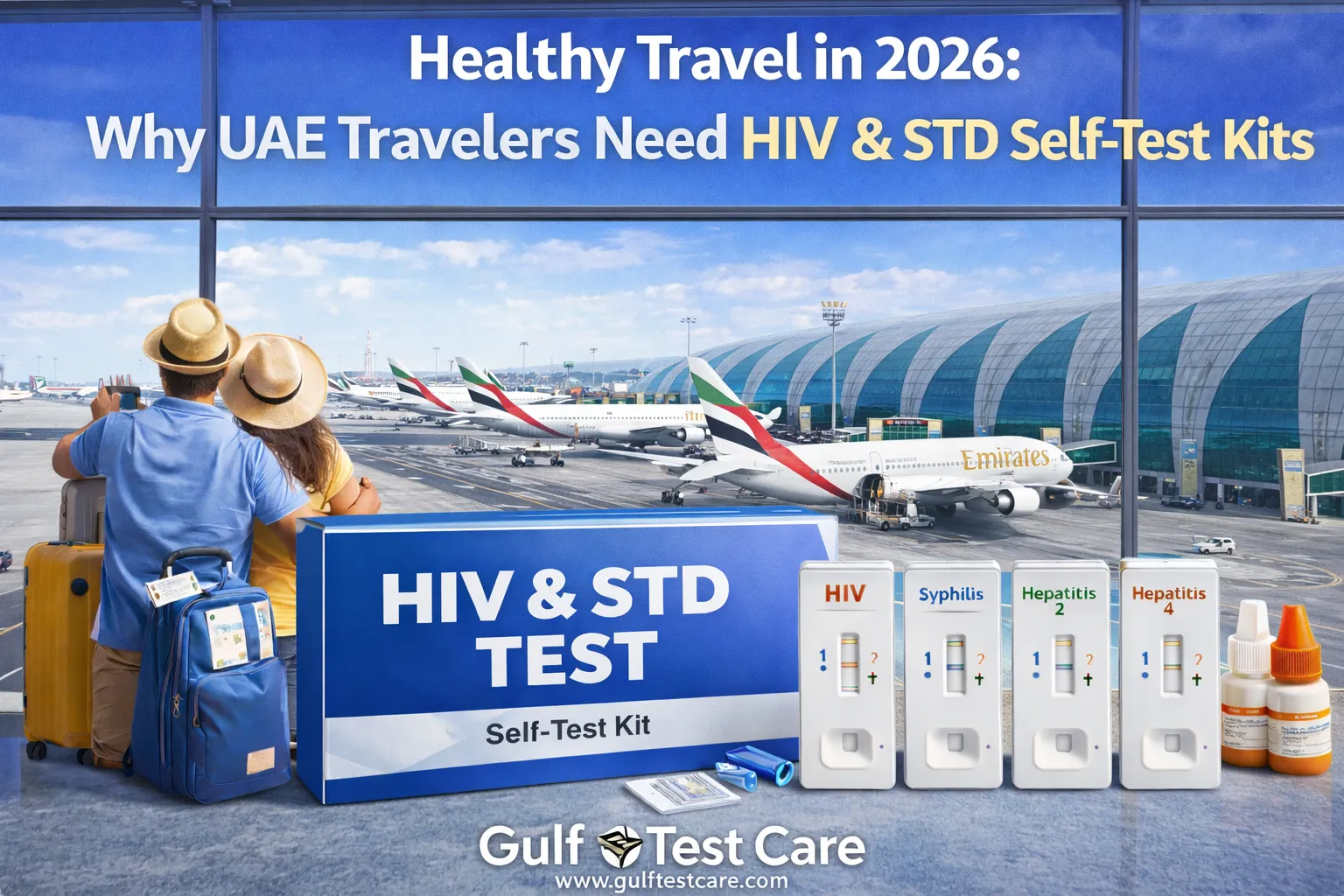 Healthy Travel in 2026: Why UAE Travelers Need HIV & STD Self-Test Kits