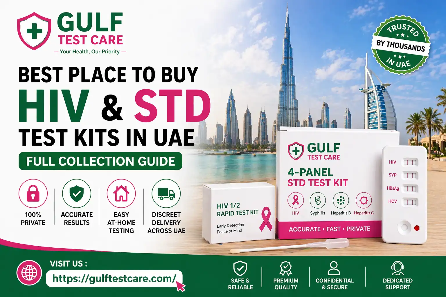 Best Place to Buy HIV & STD Test Kits in Sharjah– Full Collection Guide