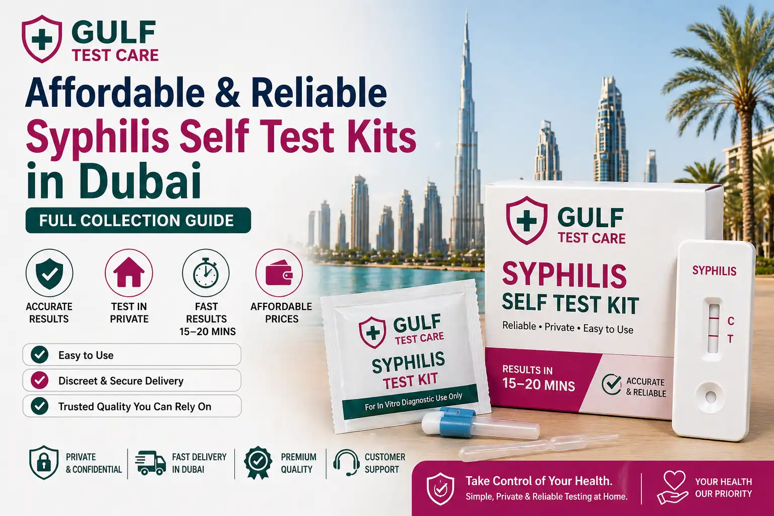 Affordable & Reliable Syphilis Self Test Kits in Dubai – Full Collection Guide