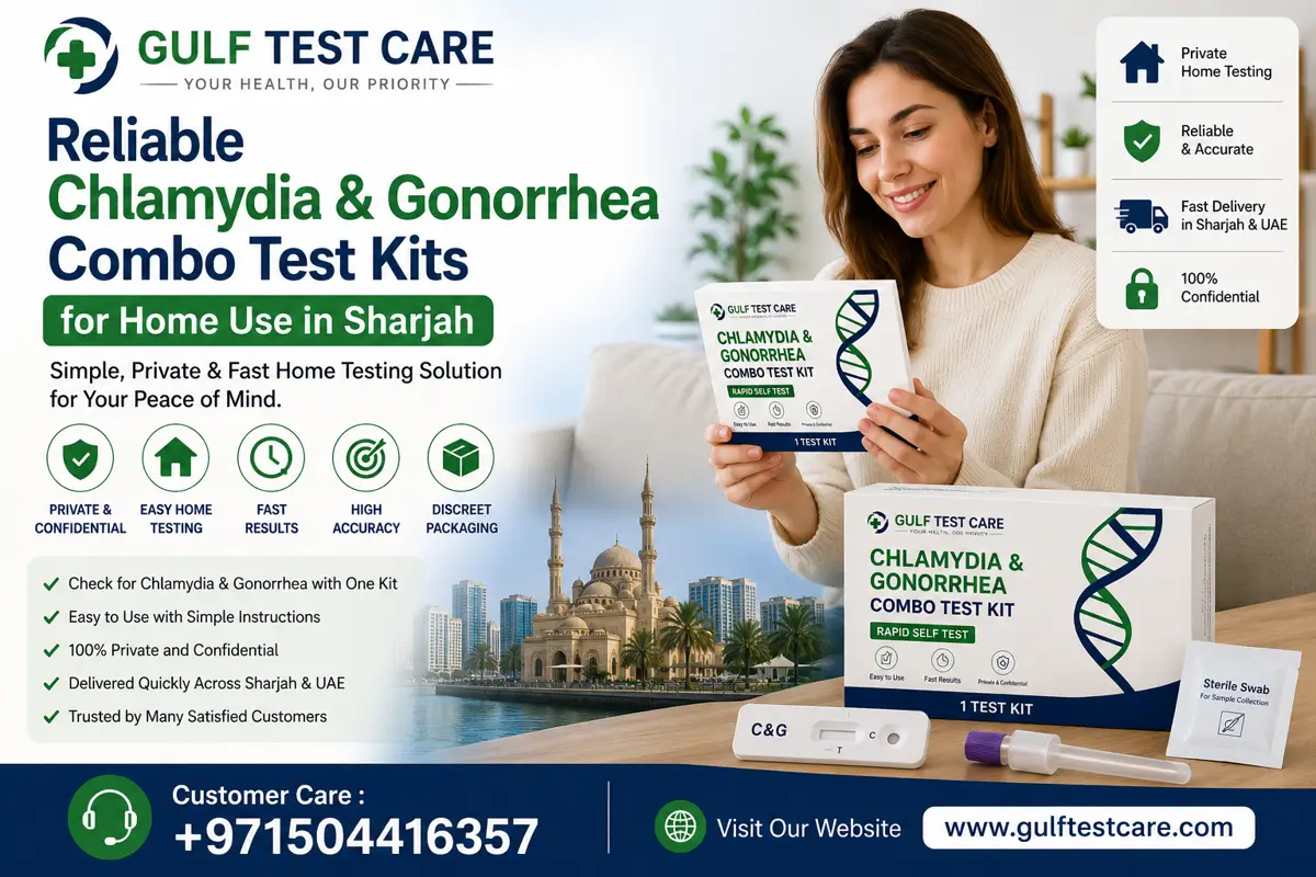 Reliable Chlamydia & Gonorrhea Combo Test Kits for Home Use in Sharjah