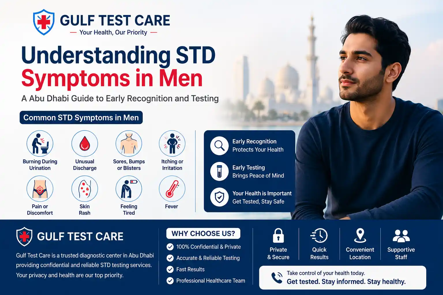Understanding STD Symptoms in Men: An Abu Dhabi Guide to Early Recognition and Testing
