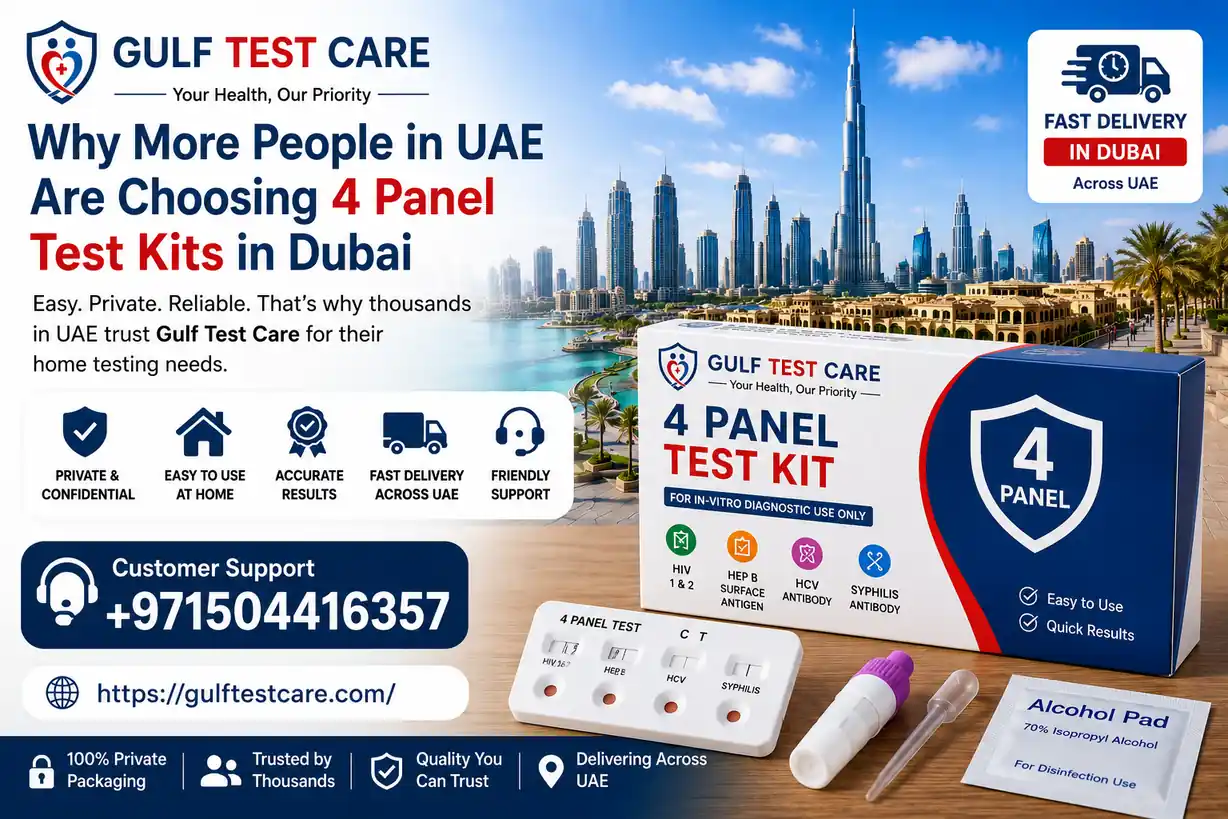 Why More People in UAE Are Choosing 4 Panel Test Kits in Dubai