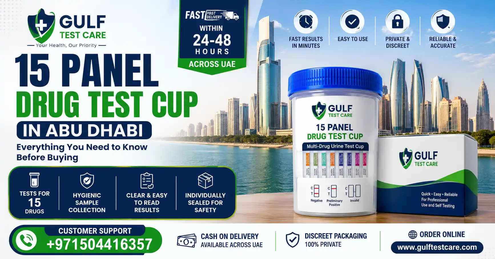 15 Panel Drug Test Cup in Abu Dhabi: Everything You Need to Know Before Buying