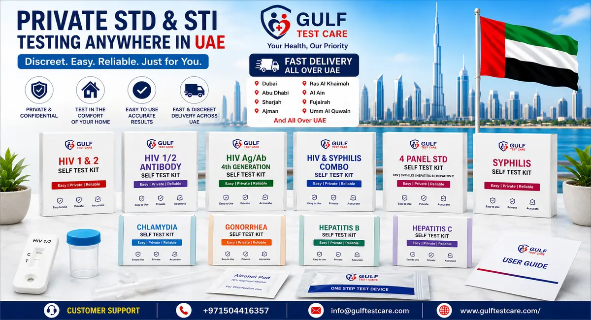 Private STD & STI Self Test kits Anywhere in UAE