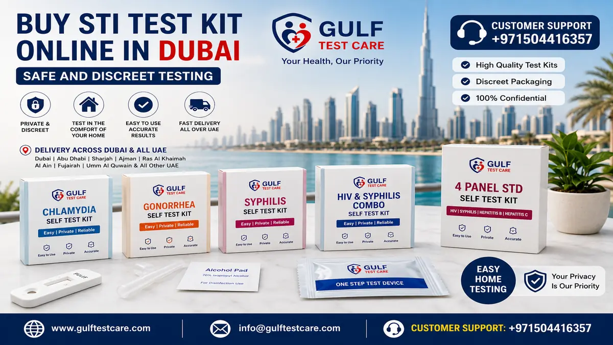 Buy STI Test Kit Online in Dubai – Safe and Discreet Testing