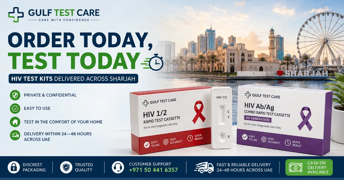 Order Today, Test Today – HIV Test Kits Delivered Across Sharjah