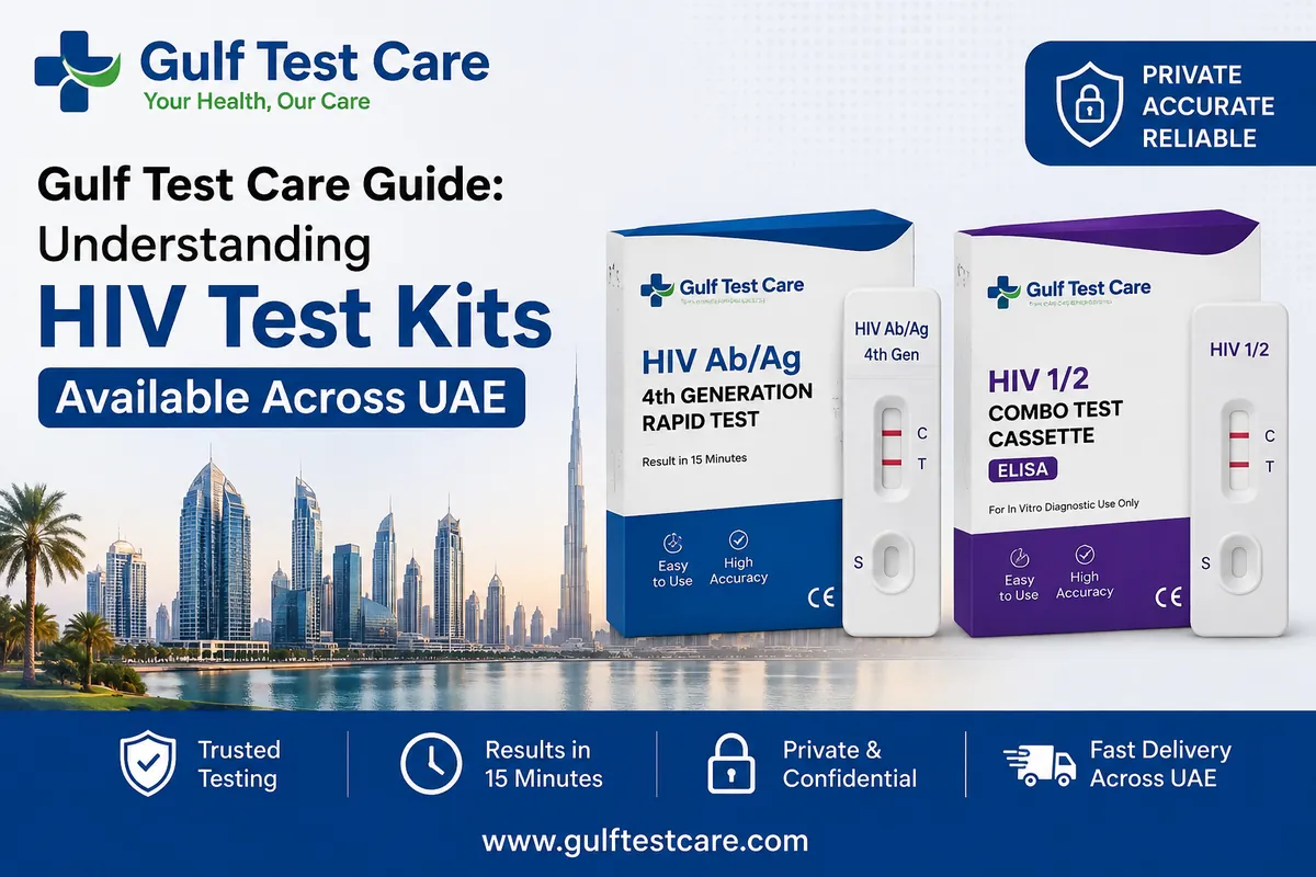 Gulf Test Care Guide: Understanding HIV Test Kits Available Across UAE