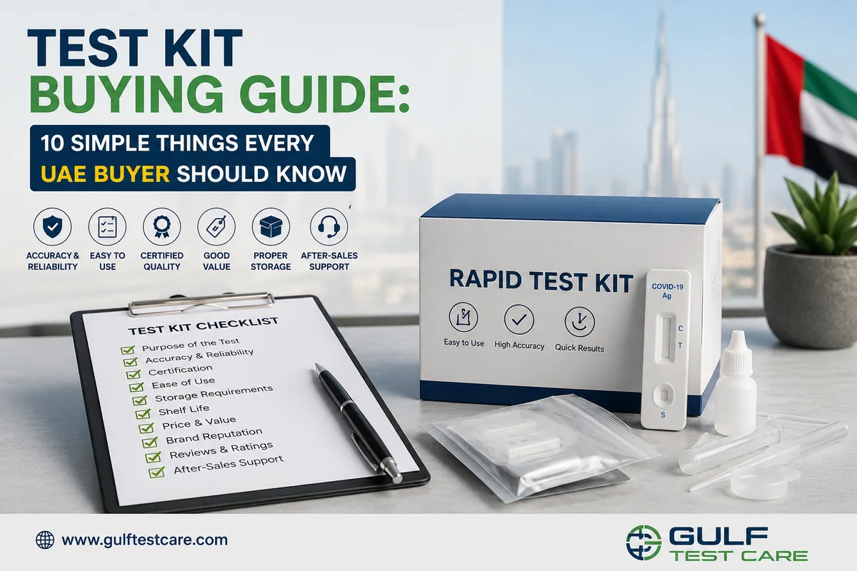 Test Kit Buying Guide in Ajman: 10 Simple Things Every Ajman UAE Buyer Should Know