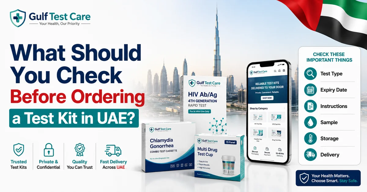 What Should You Check Before Ordering a Test Kit in UAE?