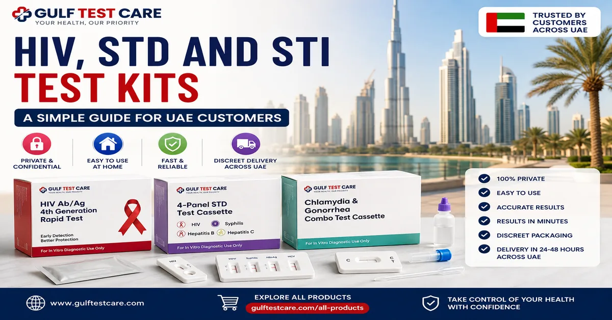 HIV, STD and STI Test Kits: A Simple Guide for UAE Customers