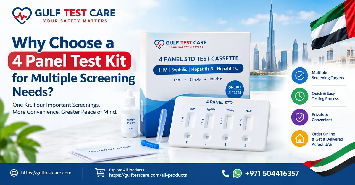 Why Choose a 4 Panel Test Kit for Multiple Screening Needs?