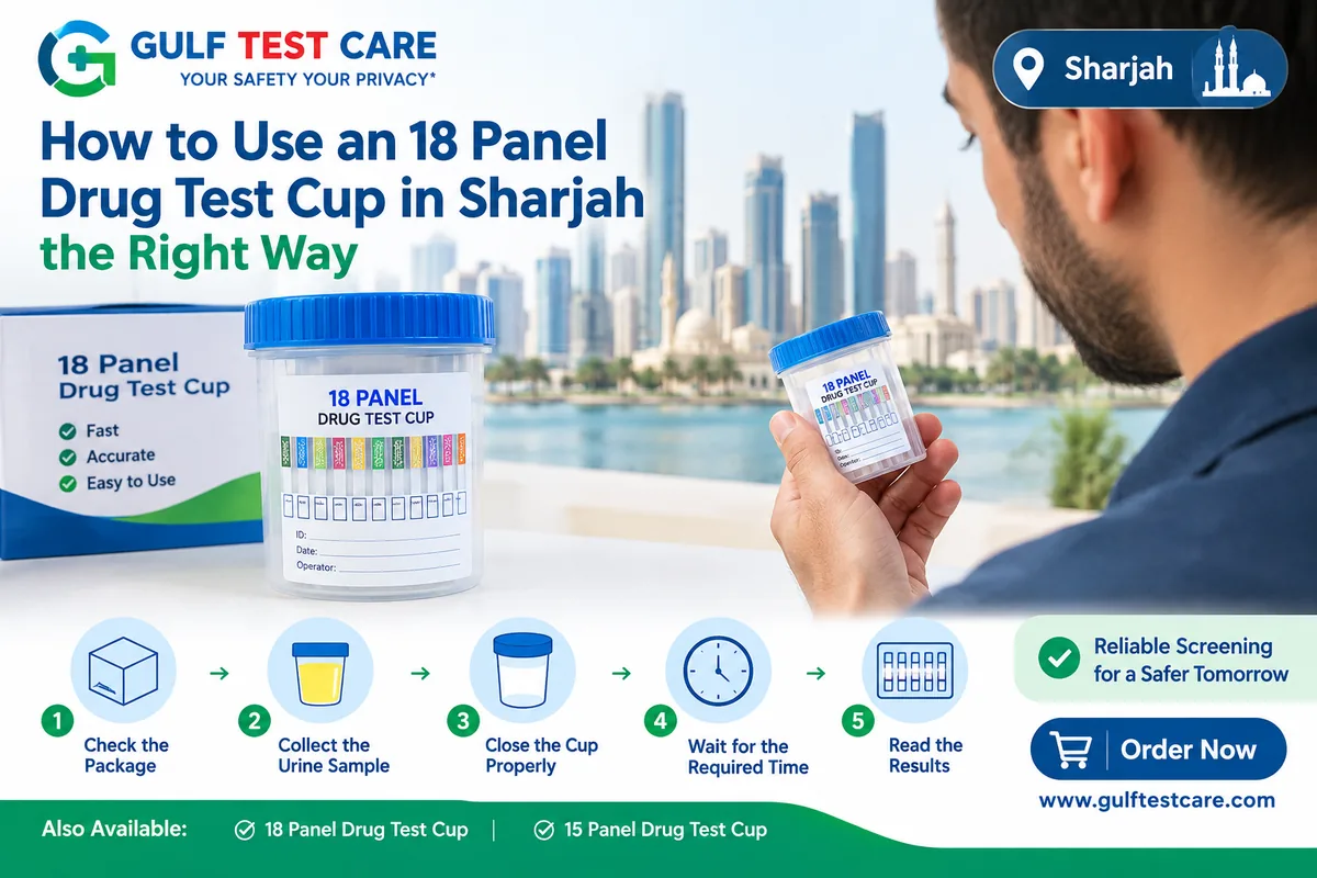 How to Use an 18 Panel Drug Test Cup in Sharjah the Right Way