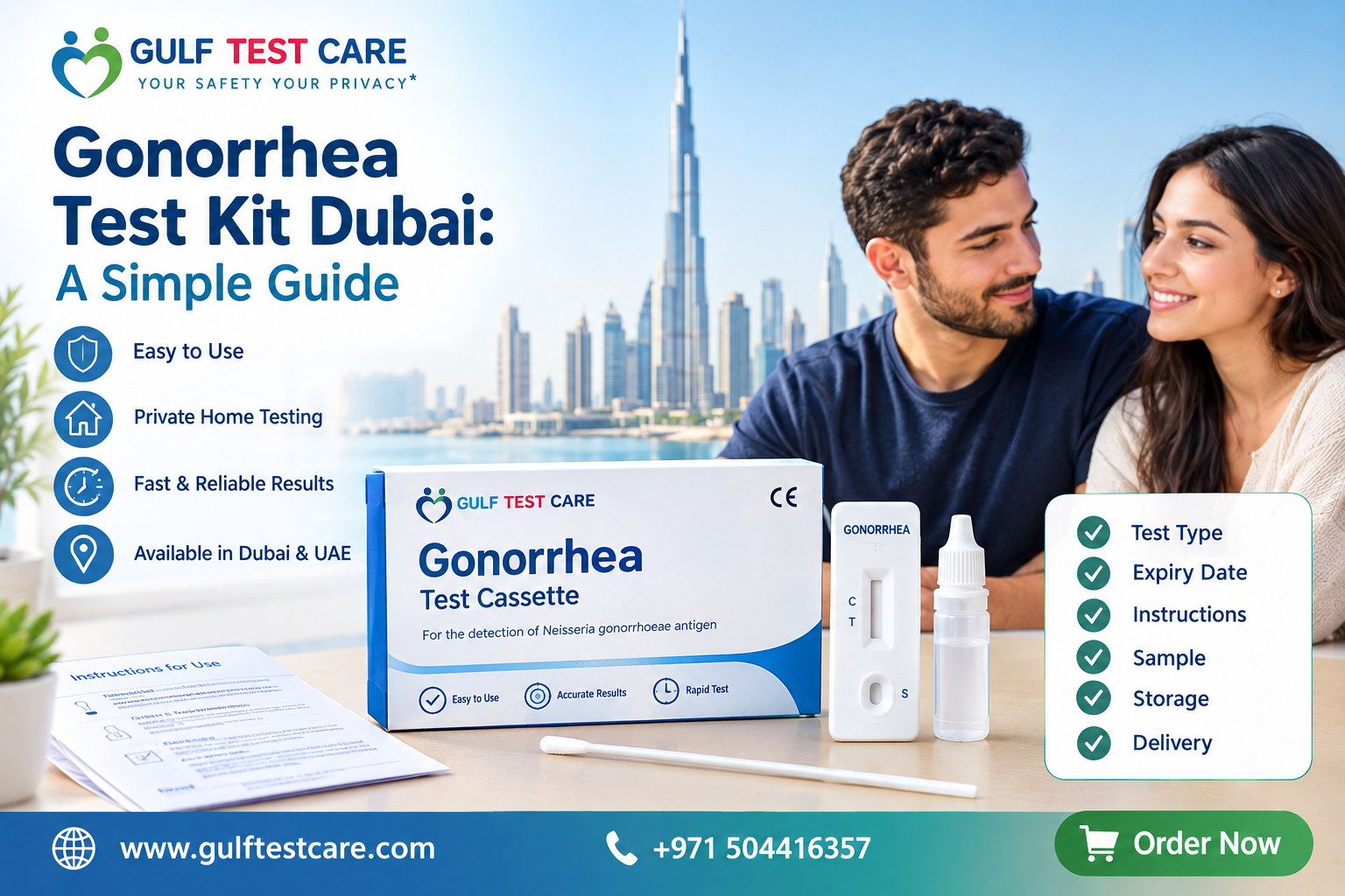 Gonorrhea Test Kit Dubai: A Simple Guide