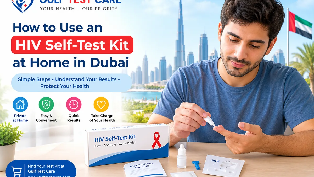 How to Use an HIV Self-Test Kit at Home in Dubai – Step-by-Step Guide